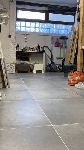 Rénovation des sols du cellier