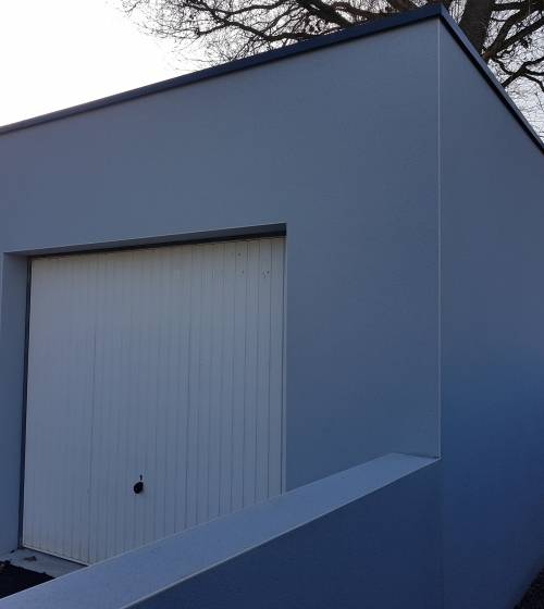 Construction d'un garage à Erquy