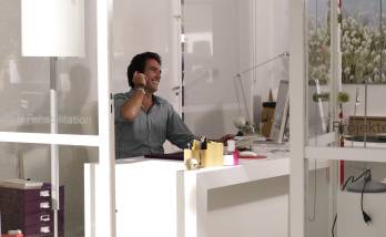 Rénovation d’une agence immobilière suite au changement d'enseigne à Cholet