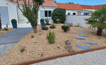 Aménagement de jardin minéral - La Plaine sur mer 44770