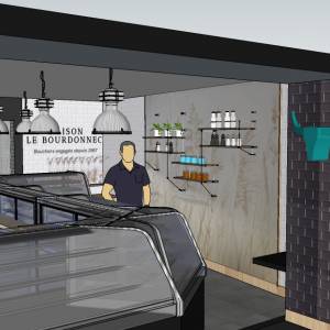 Rénovation Boucherie renommée - Nathalie Poirier - La Maison Des Architectes