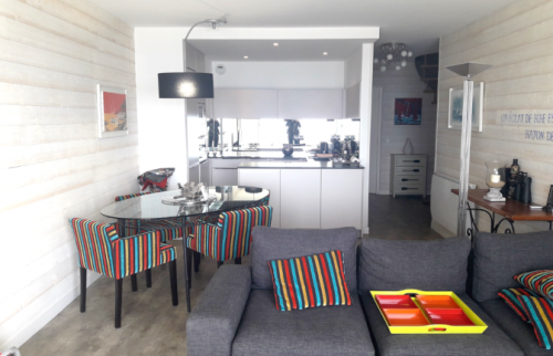 Rénovation complète pour cet appartement face mer à Pornichet