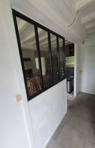 Après : verrière atelier terminée