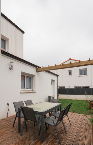 Surélévation en ossature bois de 18 m² à Vertou