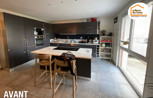  La Maison des Travaux Bassin Genevois, rénovation cuisine Bassin Genevois, visualisation 3D cuisine, artisan rénovation Bassin Genevois, aménagement intérieur Haute-Savoie