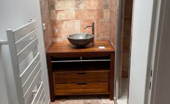 Création d'une petite salle de bain à Vertou