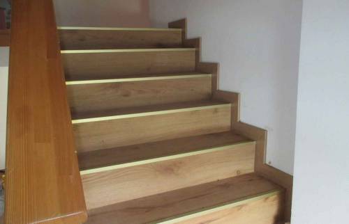 Escalier habillé de parquet à Habsheim