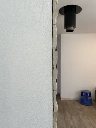 Rénovation de maison avec pose de parement en pierre - Chabeuil 26120