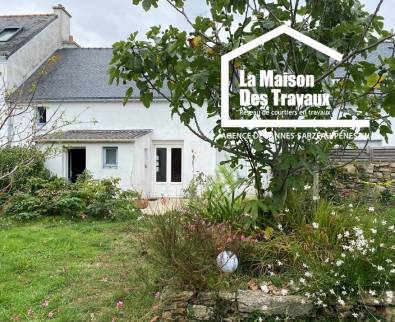 Rénovation totale d’une maison ancienne avec beaucoup de cachet face mer à Damgan