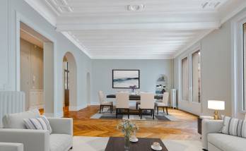 rénovation d'un séjour pour un client expatrié - travaux à distance
