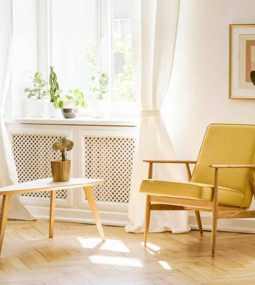 Mise en peinture d'un salon