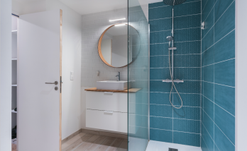 Création d'une salle de bain parentale