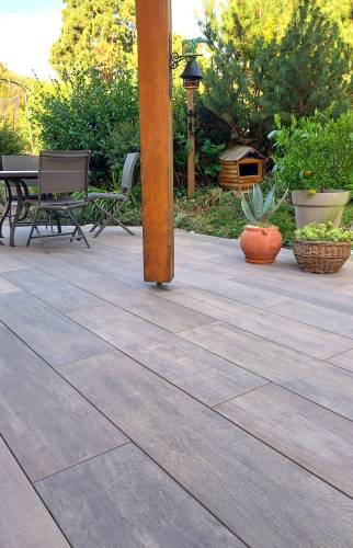 nouveau carrelage sur plots