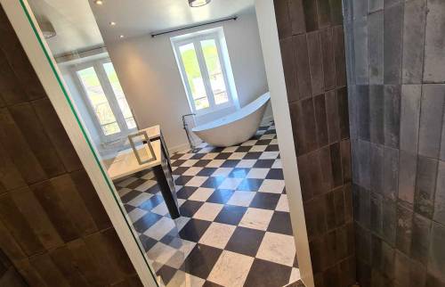 Un bel espace de bain