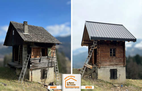 travaux toiture Praz-sur-Arly, étanchéité toiture montagne, charpente et couverture, méthode Sarking, rénovation dépendance, La Maison des Travaux Chamonix Mont-Blanc