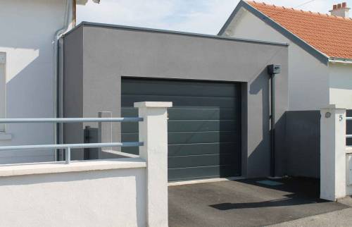 Construction d'une extension pour un garage à Bouguenais (44)