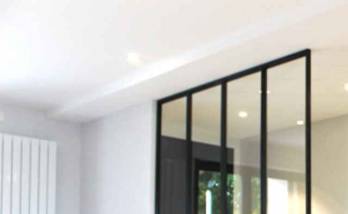 Verrière en ferronnerie dans la ville de Balma.