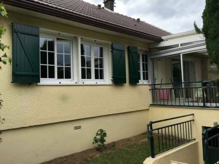 Villa avant travaux de ravalement de façade - Brie-Comte-Robert 77170