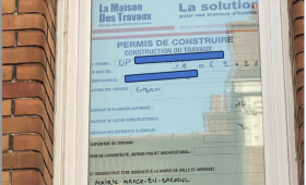 Déclaration préalable acceptée et affichée 