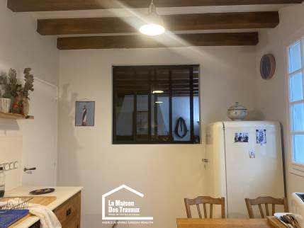 Verrière dans cuisine Pénestin