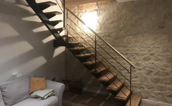 Installation d'escalier sur mesure