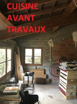 Travaux avant après cuisine Coutras