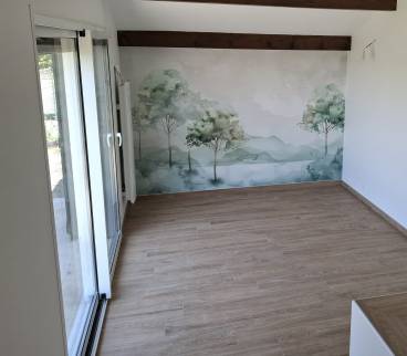 Rénovation de menuiserie avec nouvelle baie vitrée coulissante - Ambérieu-en-Bugey 01500