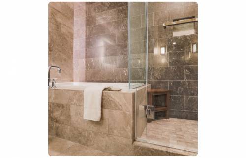 Réfection d'une salle de bains à Coutances 50200