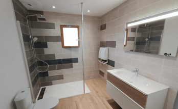 Rénovation d’une salle de bain à Saint Alban de Roche