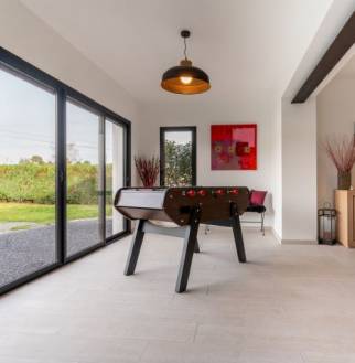 Rénovation de maison avec dallage en pierre naturelle - Montpellier 34000