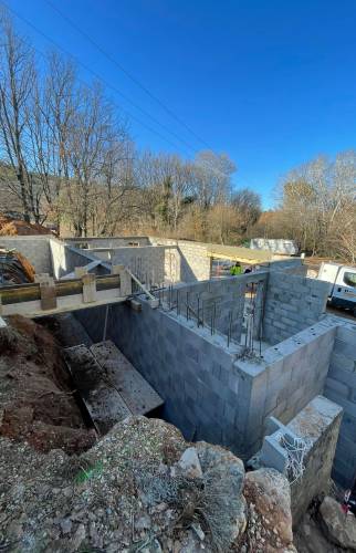 Suite des travaux de l'extension de maison