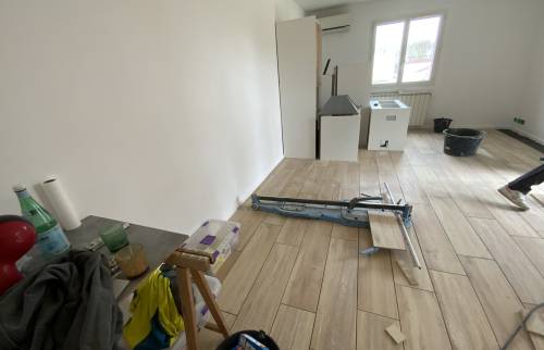 pose de carrelage