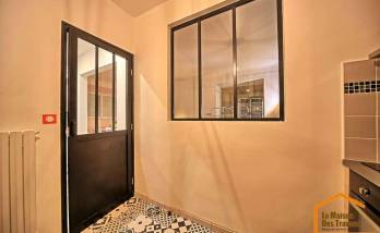 Cuisine ouverte avec verrière à Brunoy