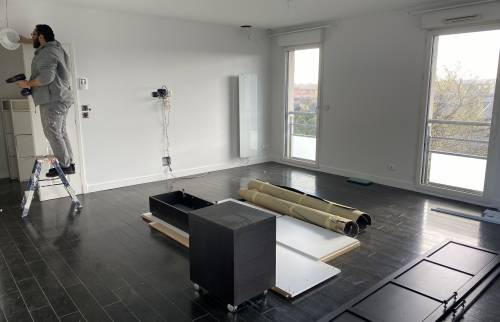 1ère phase qui consiste à la dépose des éléments existants 