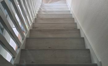 Habillage escalier fini à CHAILLES (41)