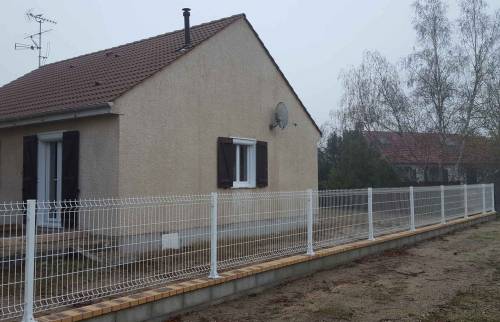 Clôture mailles rigides