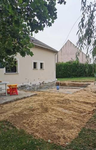 Terrassement avant travaux 