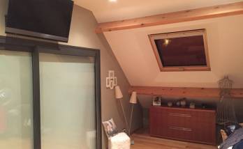 Aménagement de chambre sous les toits