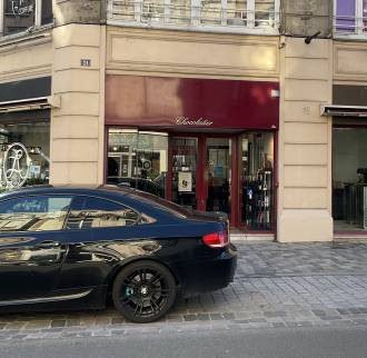 Façde de la chocolaterie à Soissons