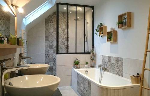 Rénovation d'une salle de bain à La Fresnais (après)