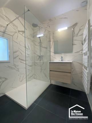 La Maison Des Travaux Vannes Sarzeau Pénestin Rénovation de salle de bain