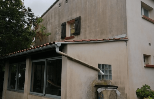 Façade avant réalisation de l'isolation thermique par l'extérieur