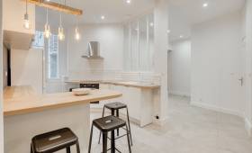 Rénovation de cuisine avec verrière 