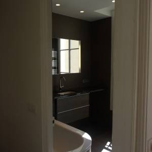 Rénovation complète appartement 100m², Paris - Salle de bains