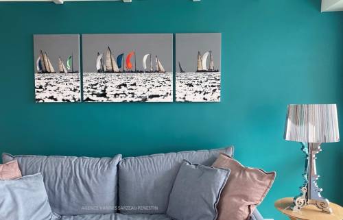 DECORATION DE L'APPARTEMENT VUE MER DANS LE GOLFE DU MORBIHAN