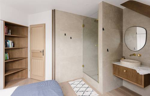 Travaux dans la chambre d'amis terminée