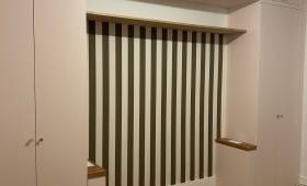  Aménagement de chambre sur mesure avec dressing, rangements et tête de lit intégrés à paris 17