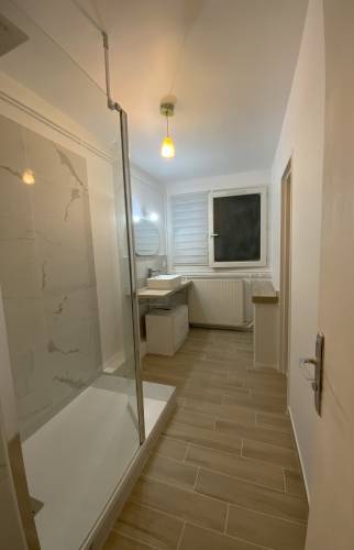 Antony : rénovation d’une salle de bain et pose d'une verrière dans un salon