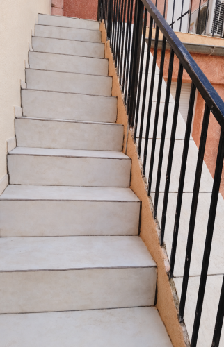 Escalier après travaux de rénovation 