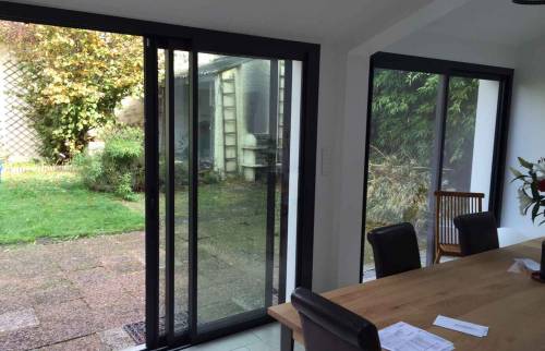 Rénovation d'une maison à Nantes - vue sur le jardin